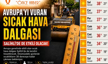 Avrupa’yı Etkileyen Sıcak Hava Dalgası Salihli’de de Hissedilecek