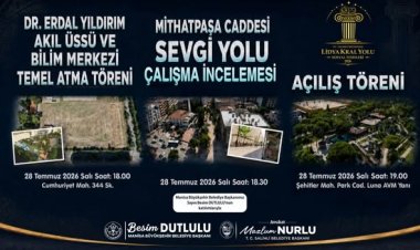 Salihli’de Bilim Merkezi Temeli Atılacak, Sevgi Yolu İncelenecek ve Lidya Kral Yolu Tesisleri Açılacak