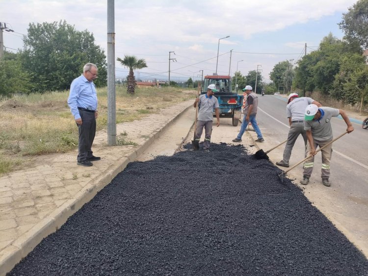 Başkan Mazlum Nurlu Yol Çalışmalarını Yerinde İnceledi