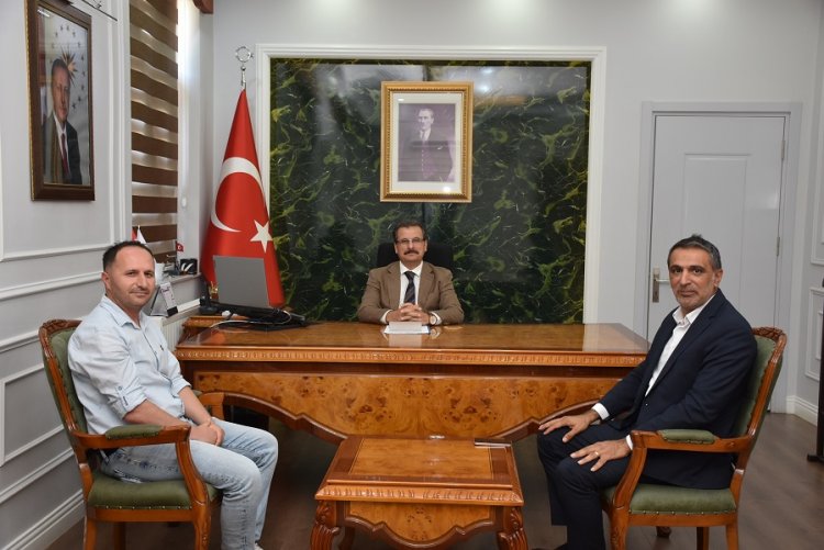 GDZ Elektrik Salihli İlçe Yöneticisi Yılmaz Dudu’dan Kaymakam Güldoğan’a Ziyaret