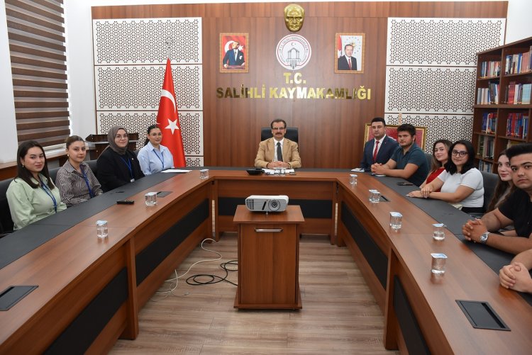 Kaymakam Ali Güldoğan Stajyer Gençlerle Bir Araya Geldi