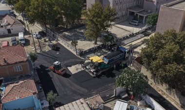 Salihli Şehitler Mahallesi Çiçek Caddesi’nde Asfalt Çalışmaları Başladı